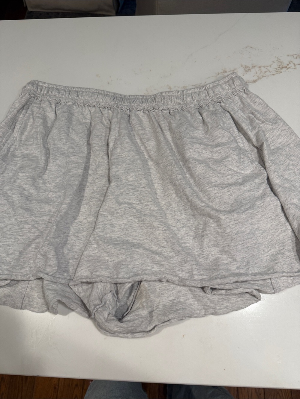aerie Light Gray Lounge Shorts